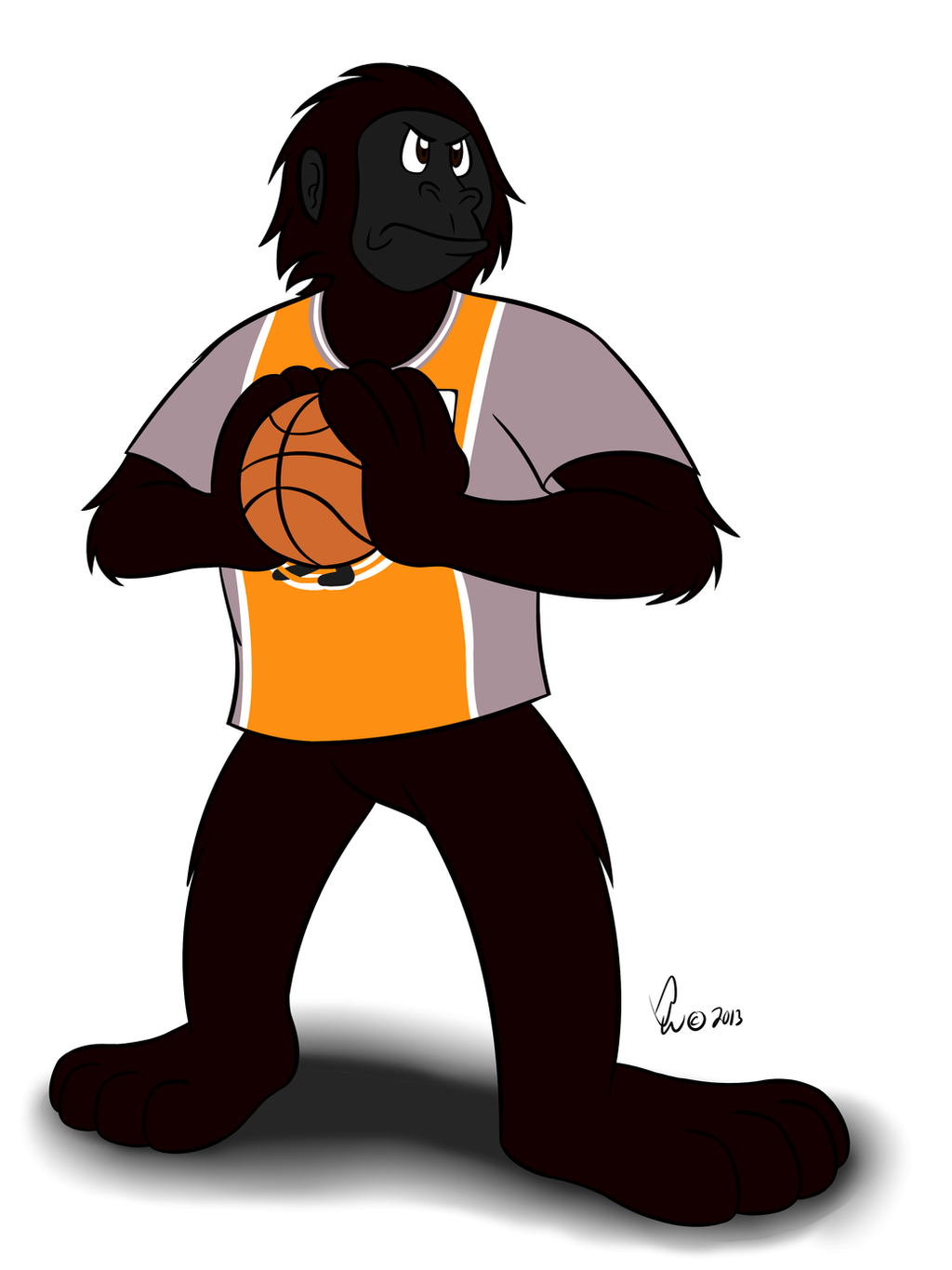 NBA Mascots - Go the Gorilla by Bleuxwolf on DeviantArt
