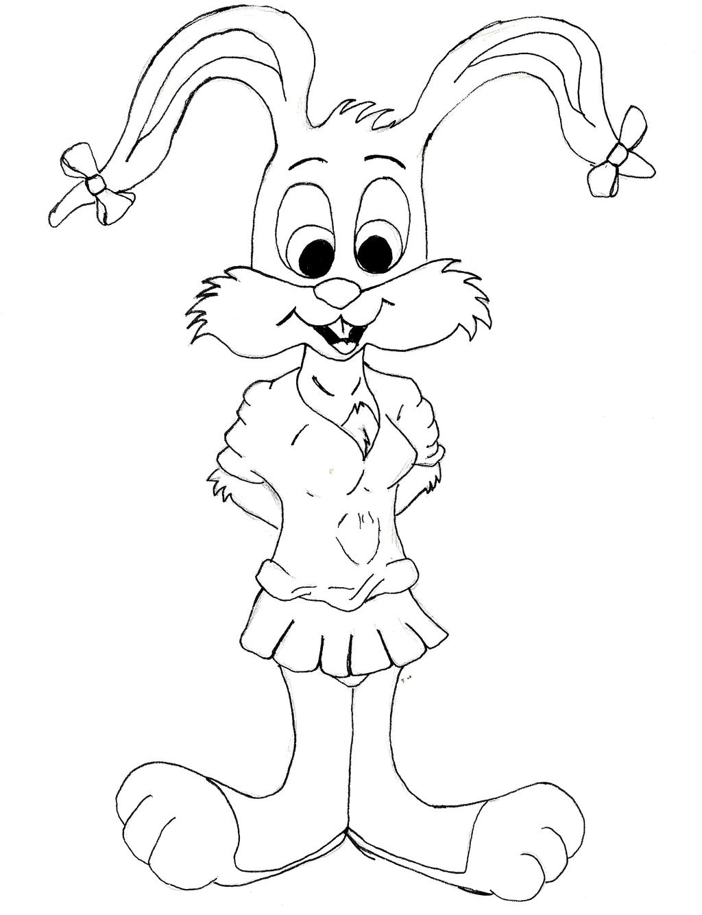 babs bunny coloring pages - photo #42