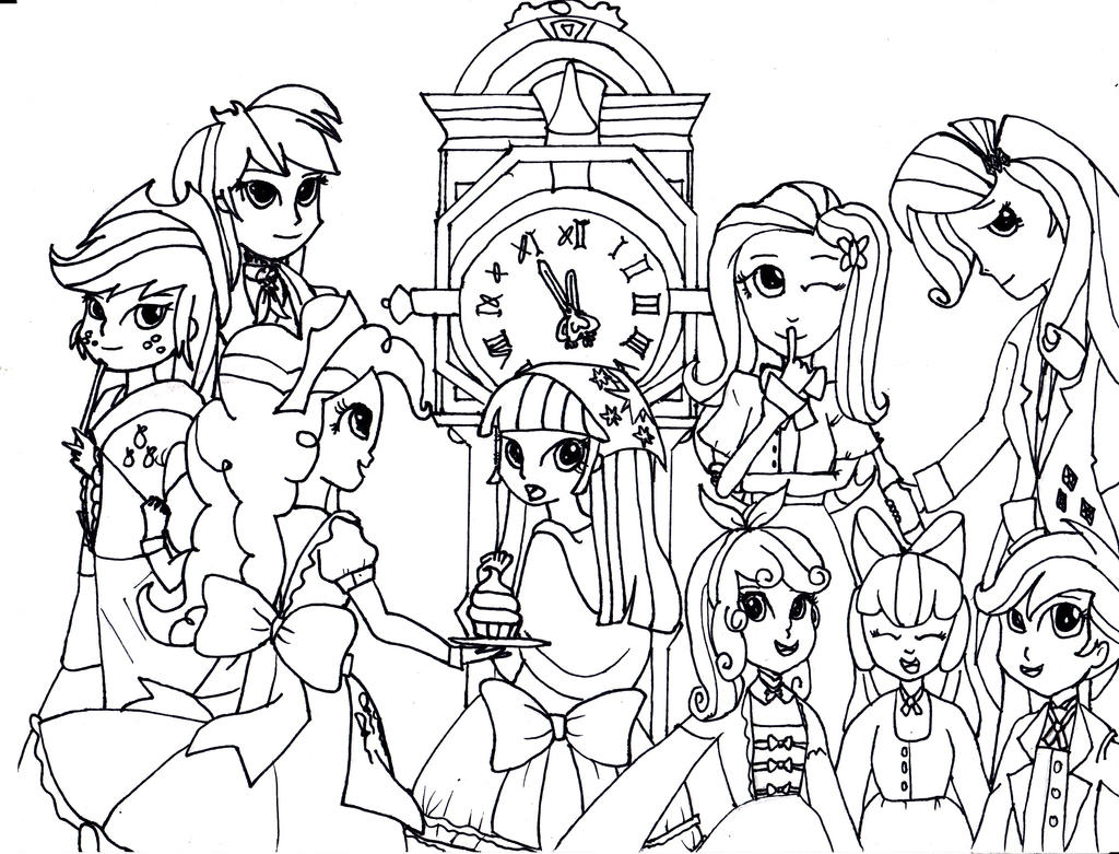 My little pony friendship is magic coloring pages equestria girls photo 6
