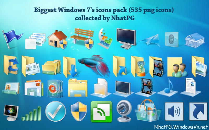 Windows 7 Icon Set Vista