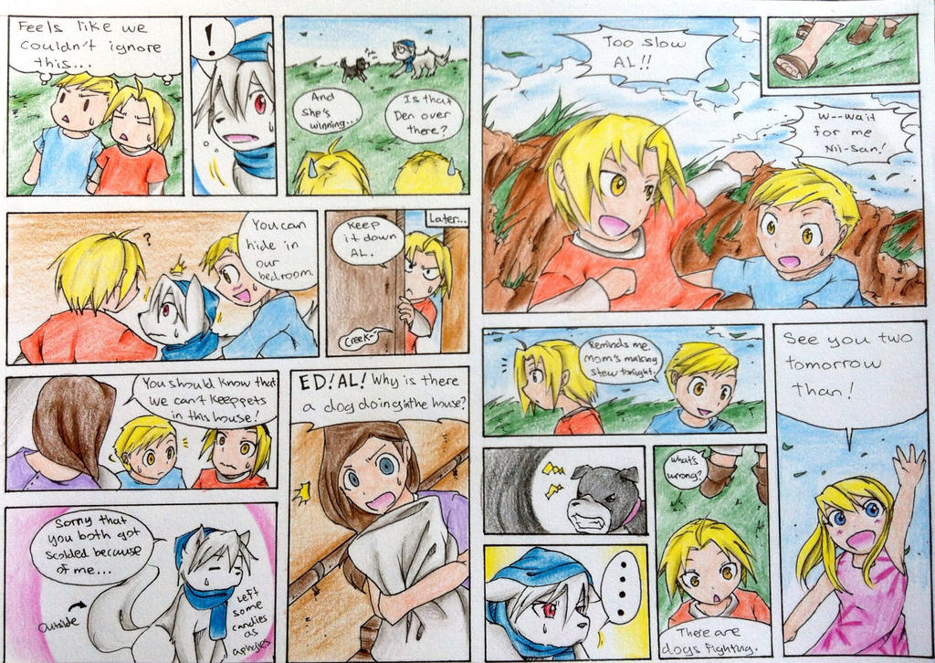 Young Elric brothers Pokemon TF (Part 1) by FezMangaka on 