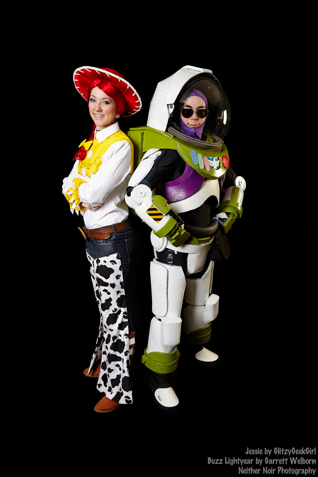 Jessie and Buzz Lightyear Cosplay from Toy Story by glitzygeekgirl on DeviantArt1024 x 1536
