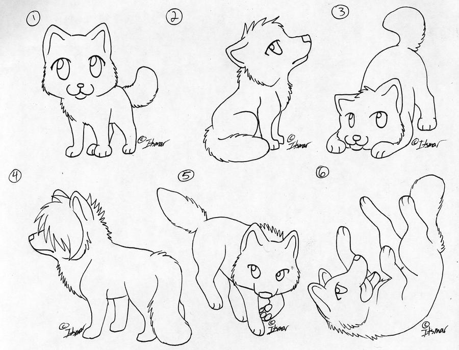 pack of dogs coloring pages - photo #29