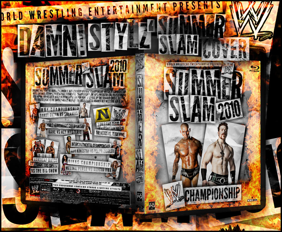WWE SummerSlam 2010 Cover V2 by Mr-Damn