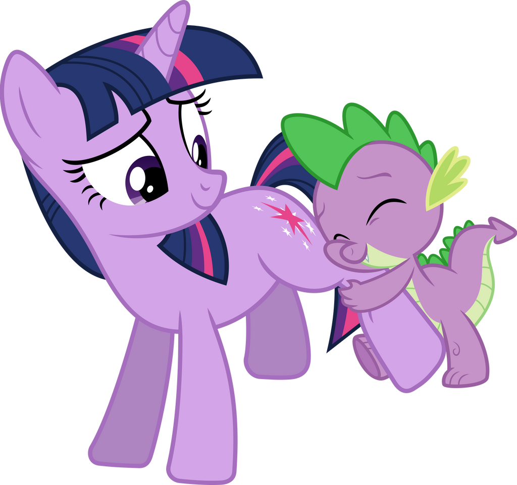 twilight_and_spike_vector_by_psychicwaln
