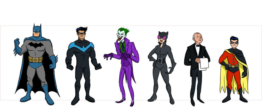 Batman Characters Wave 1. by scootah91 on DeviantArt