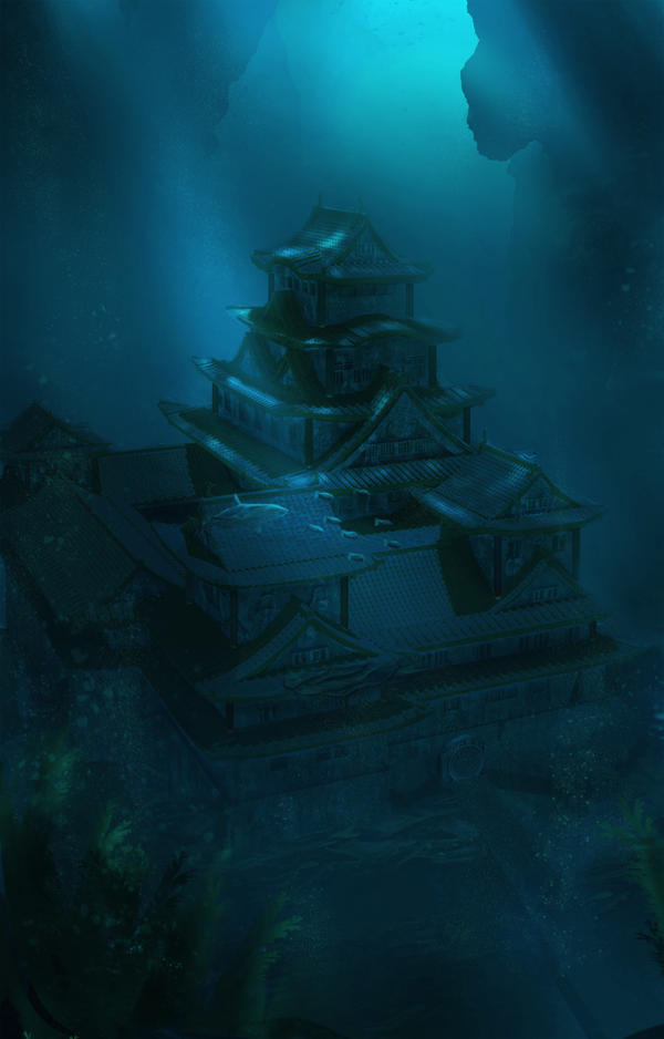 underwater castle clipart - photo #41