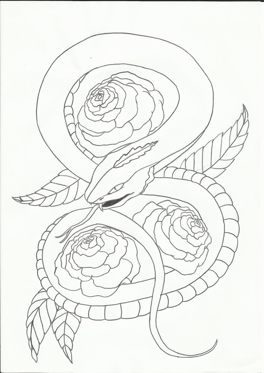 snake tattoo design by sasan-ghods on DeviantArt