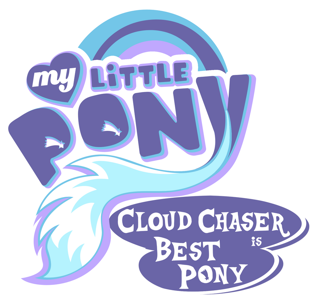 Fanart - MLP. My Little Pony Logo - Cloudchaser by jamescorck on DeviantArt