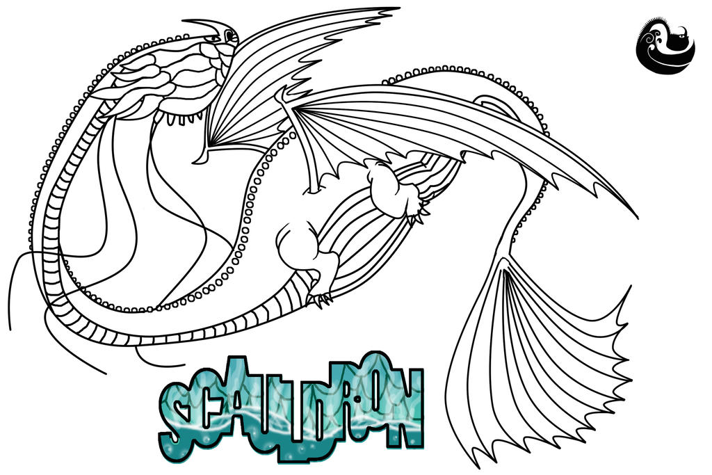 Scauldron Line Art and Character Template by ScaleBound on