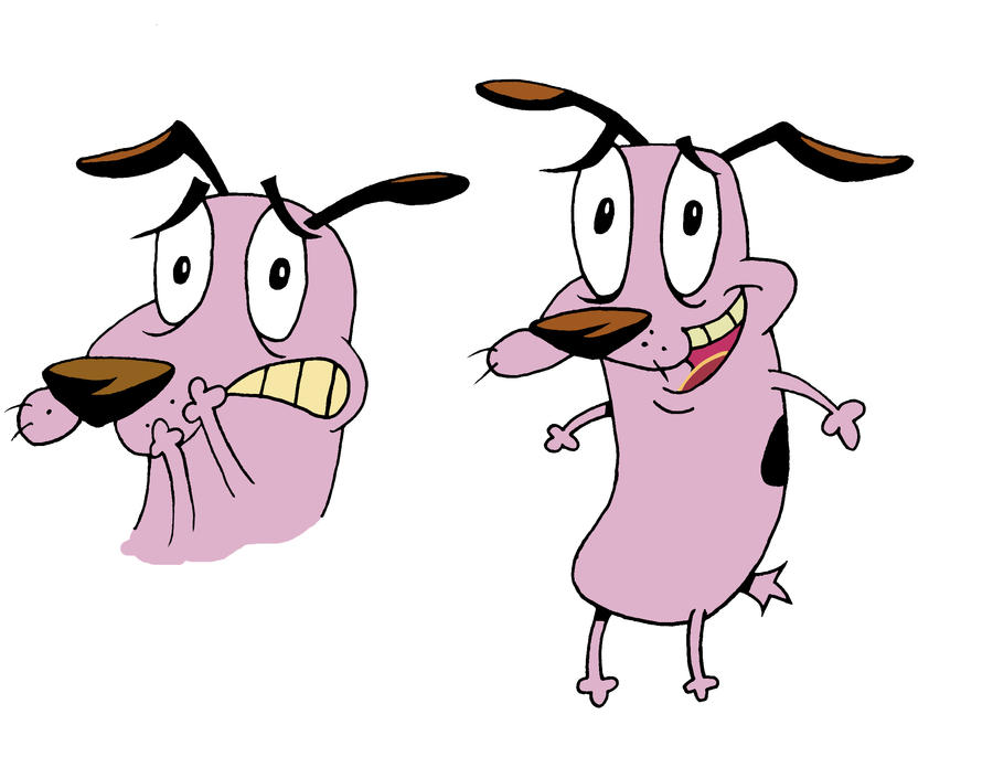 Courage The Cowardly Dog by CaptainRedEye on DeviantArt