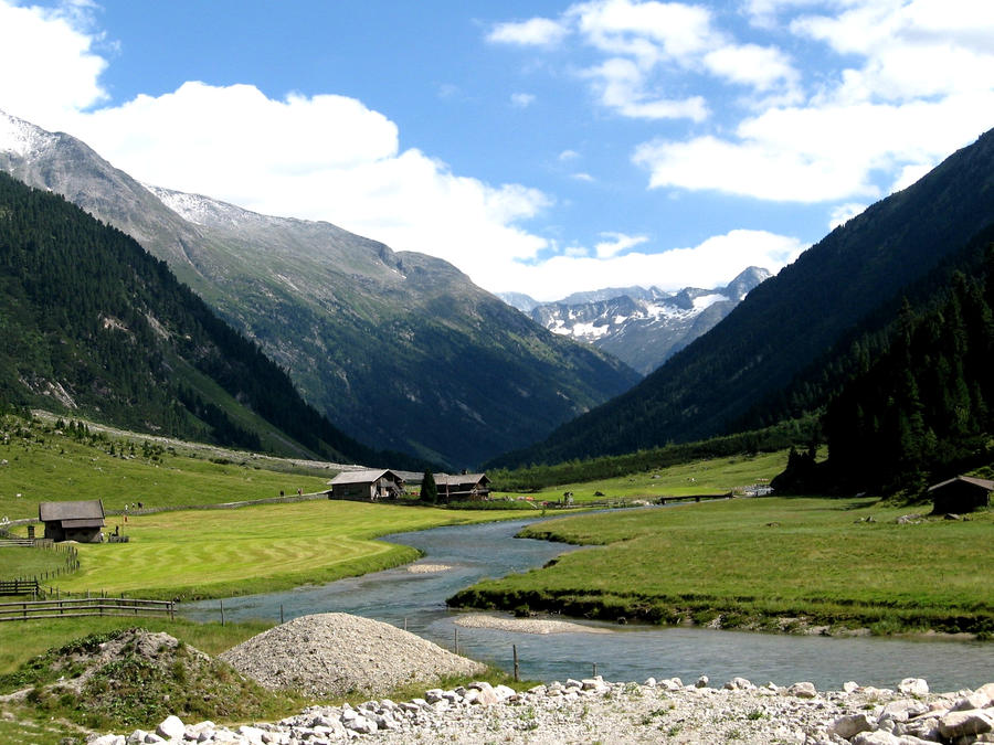 Alps valley by burbala on DeviantArt