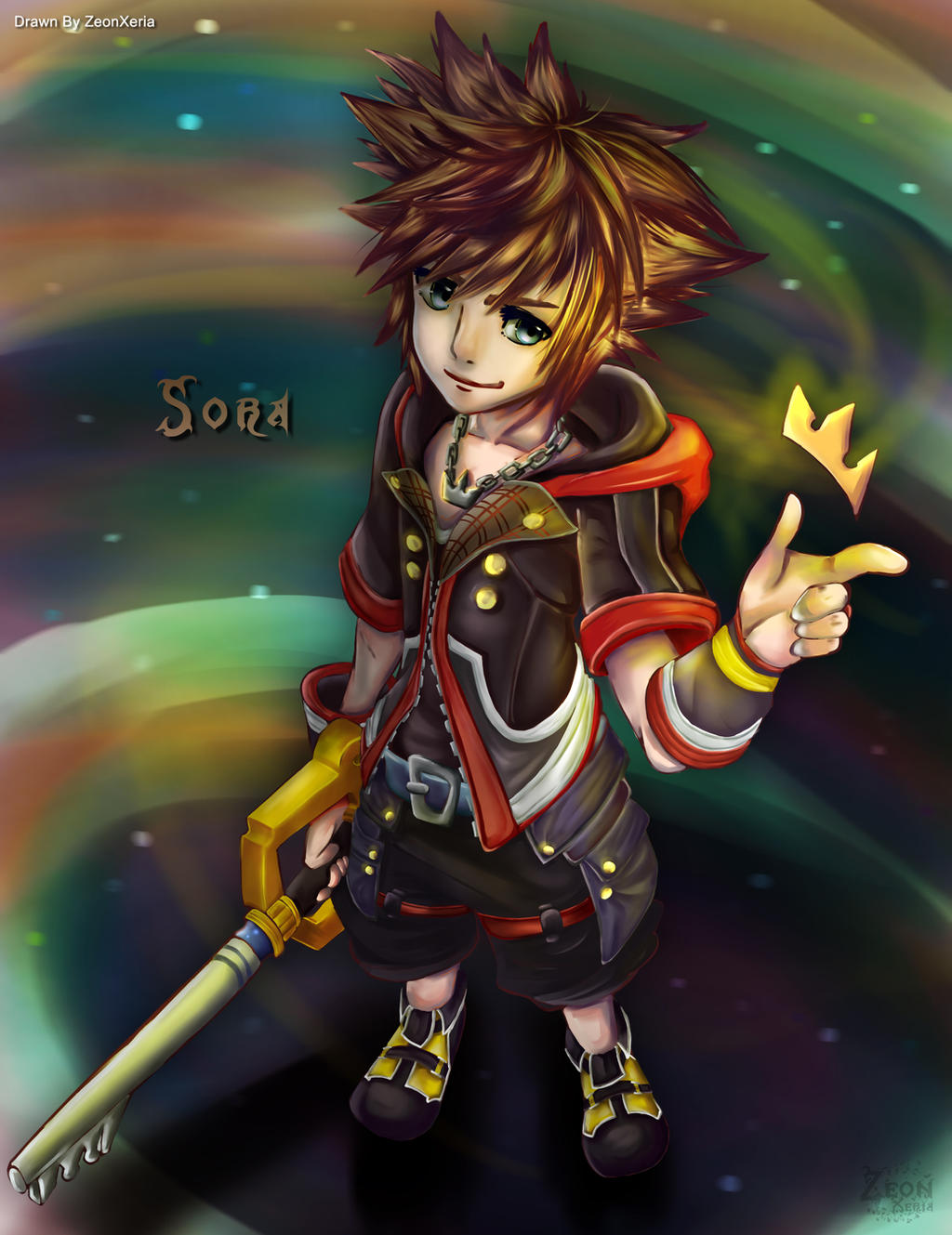 Sora - Kingdom Hearts III by ZeonXeria on DeviantArt