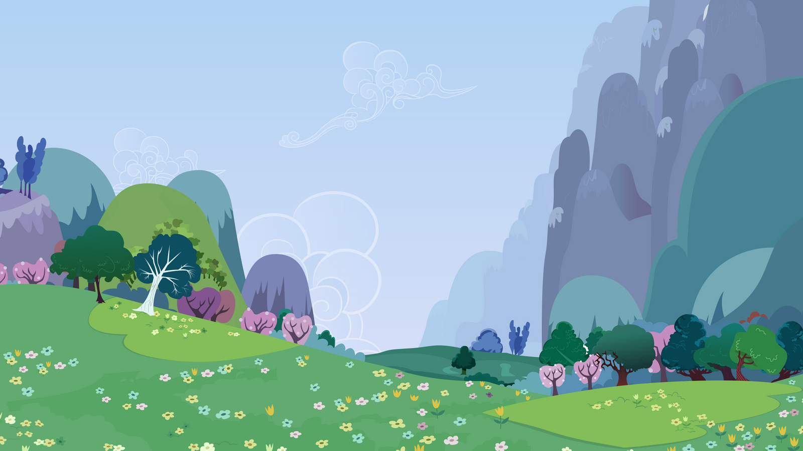Group Background 1 By MLP Vector Collabs On DeviantArt
