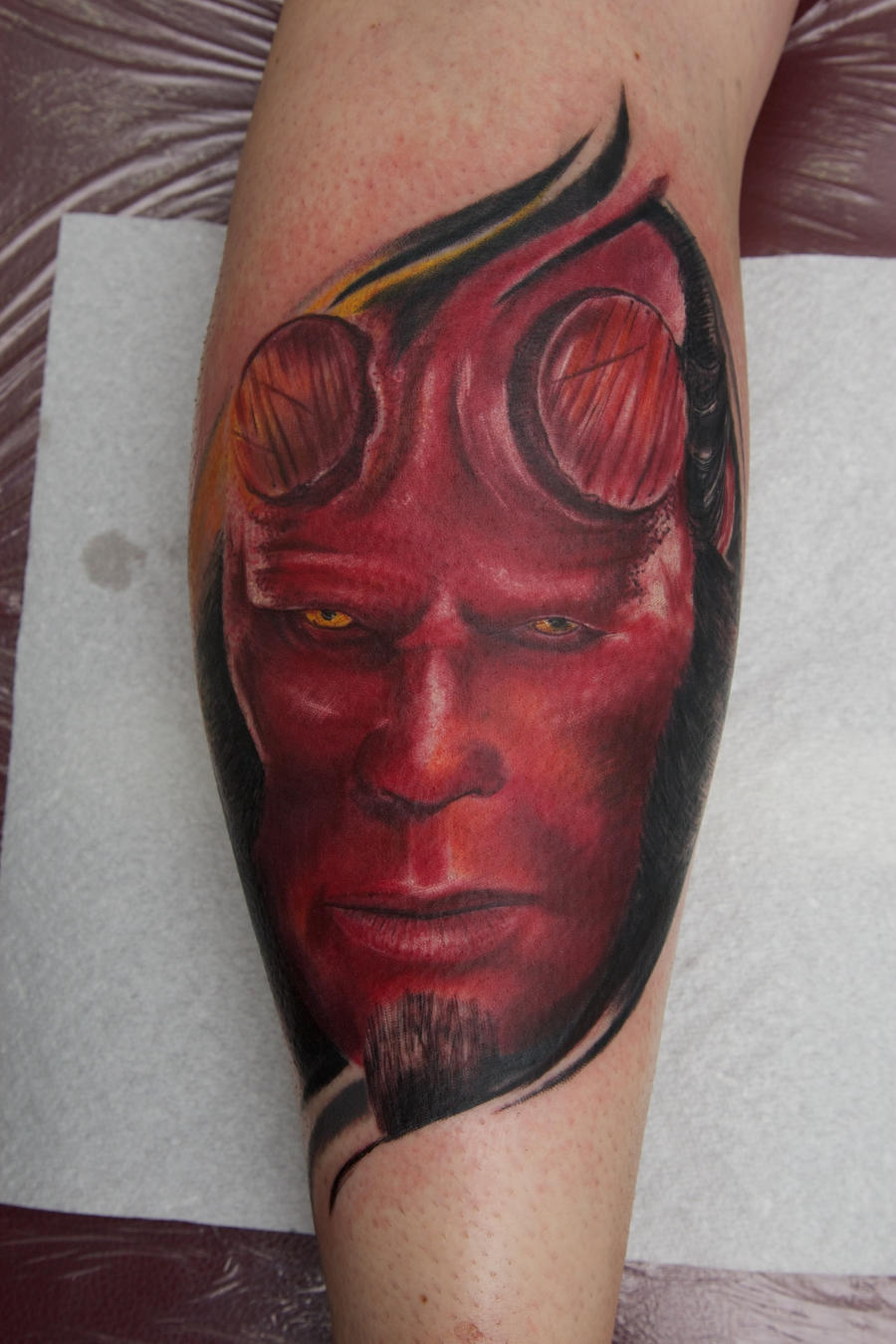 hellboy tattoo by graynd on DeviantArt