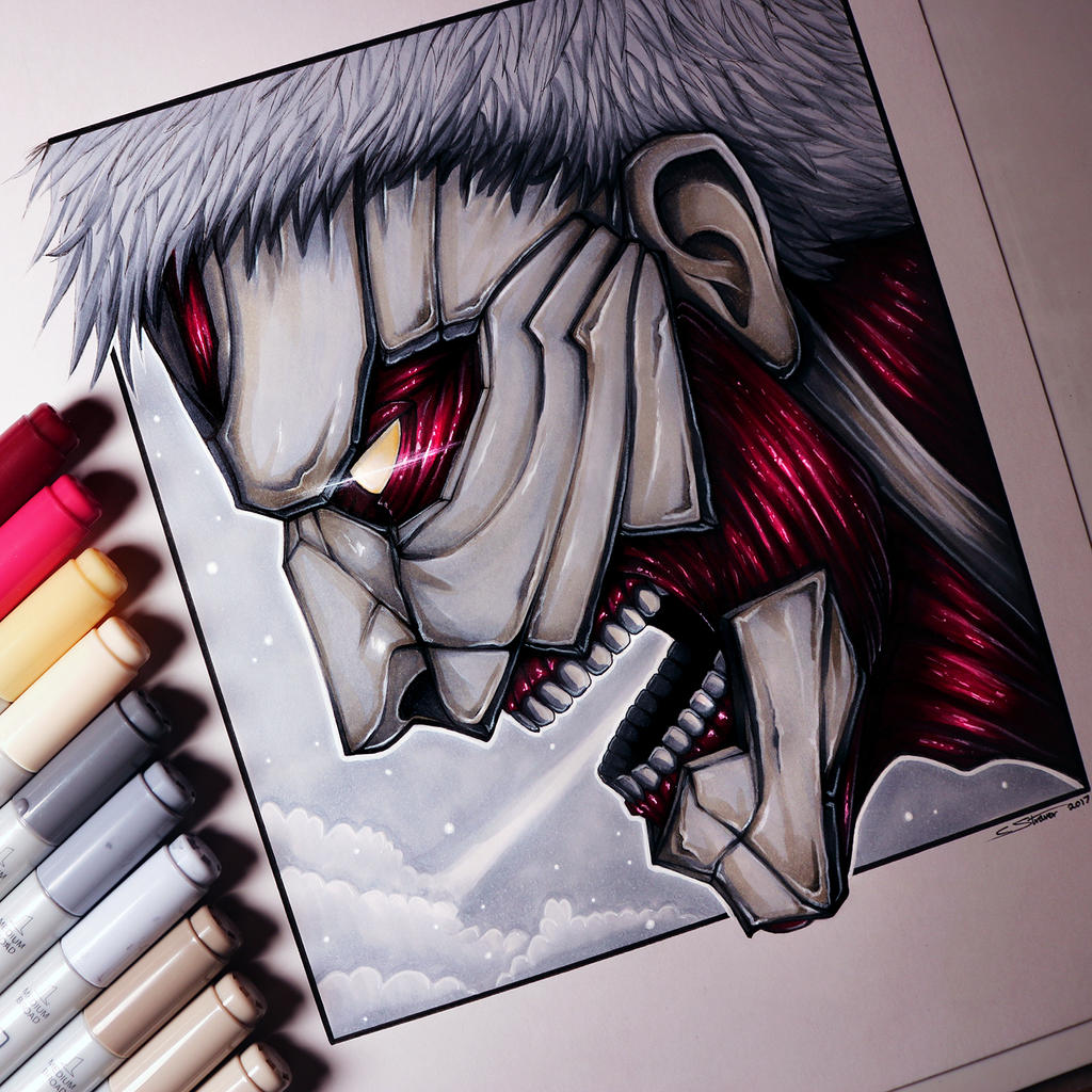 Armored Titan - Drawing by LethalChris on DeviantArt