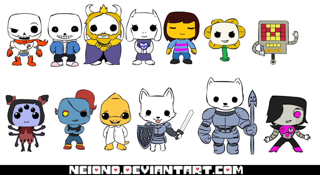 undertale_funko_pops_by_neiond d9vv5h6