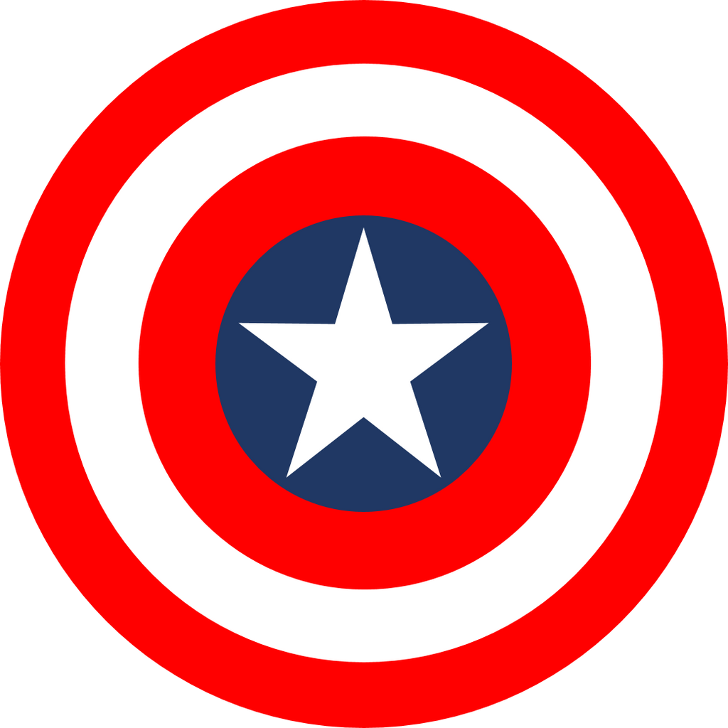 Captain America Shield Drawing : Drawing 3D Captain America Shield In