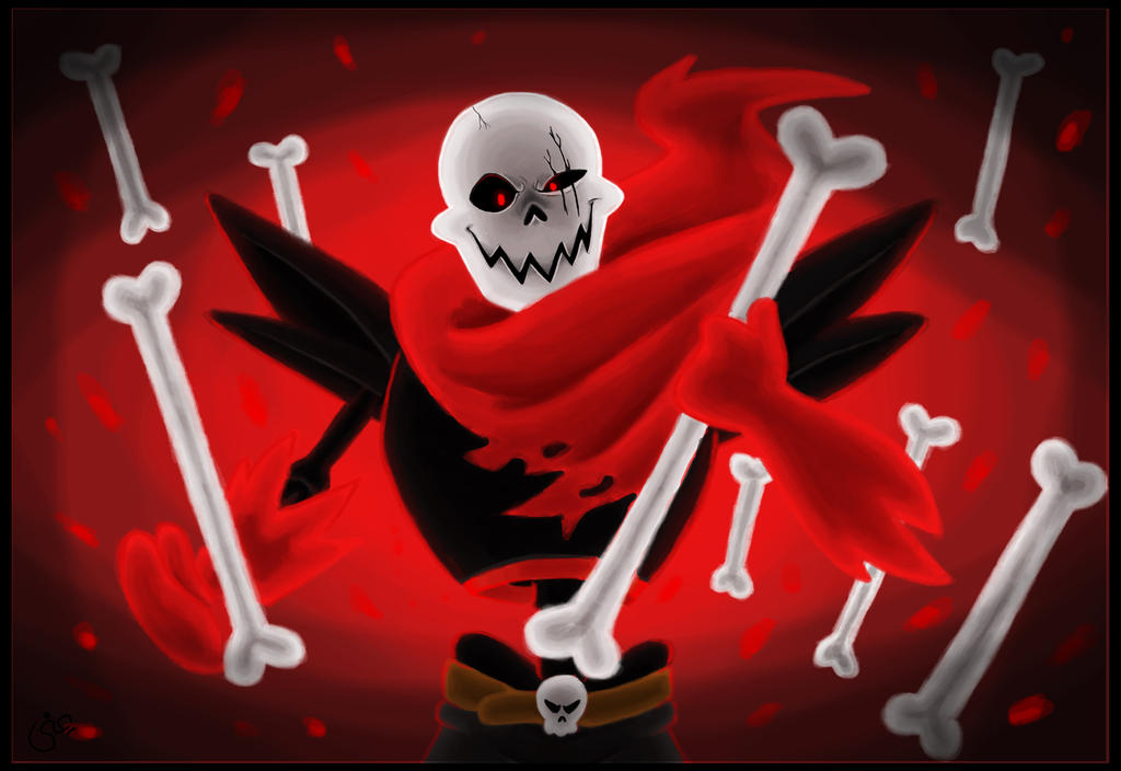 Underfell Papyrus by superyoumna on DeviantArt