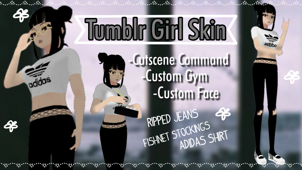 Yandere Simulator Tumblr Girl Skin By Xfreakiisarah On Deviantart