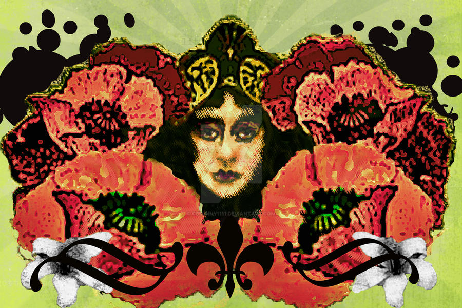 Poppy Art Nouveau Vixen by cbsunny1111 on DeviantArt