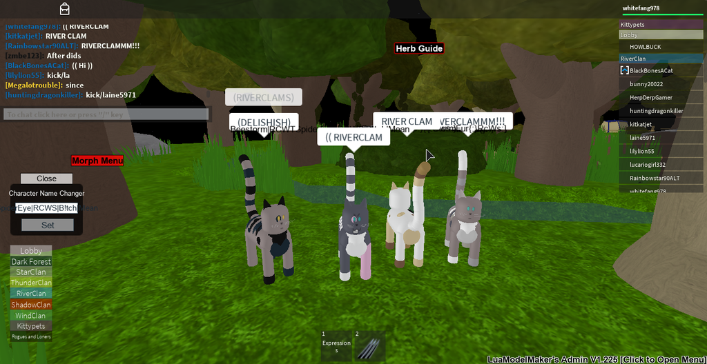 The Life Of A Deer Warrior Cats Roleplay Roblox Free Roblox