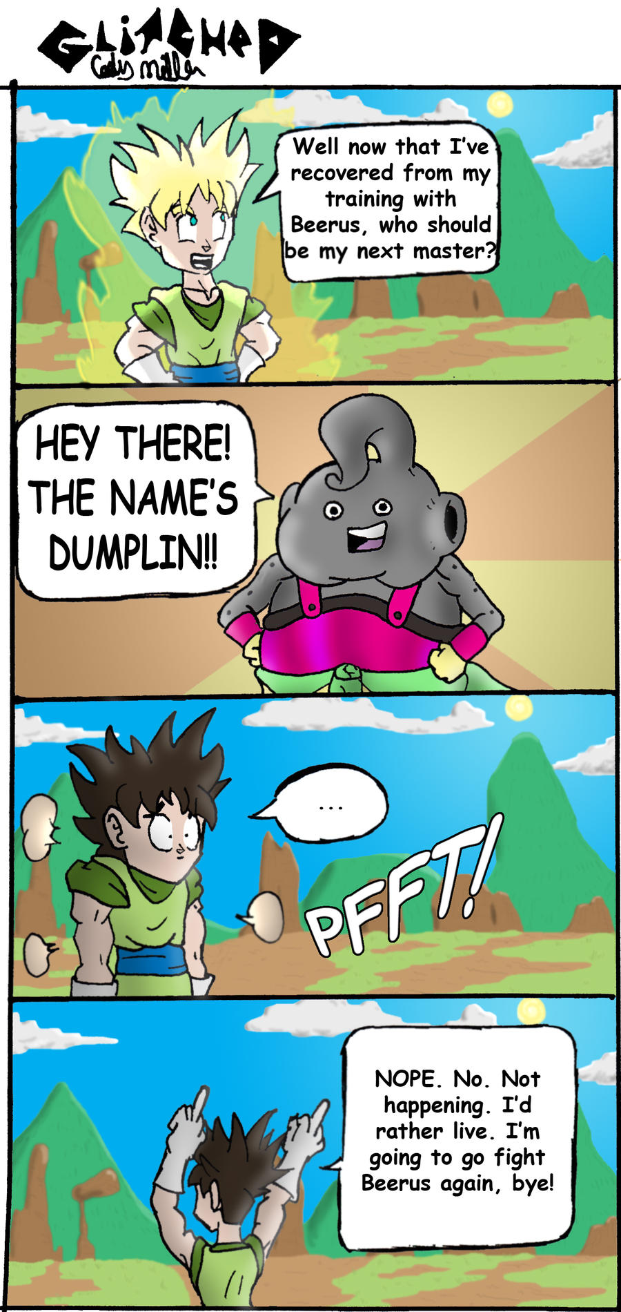 GLiTCHeD Xenoverse And The Dumplin By Omega208 On DeviantArt