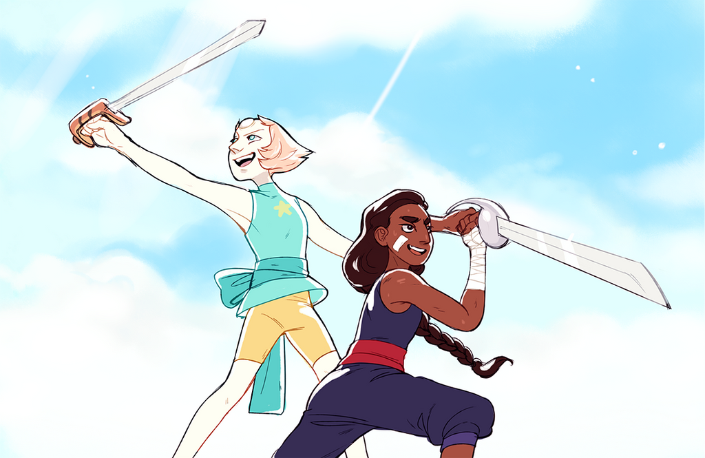 lil redraw i did after the sword episode came out i love connie >:'0