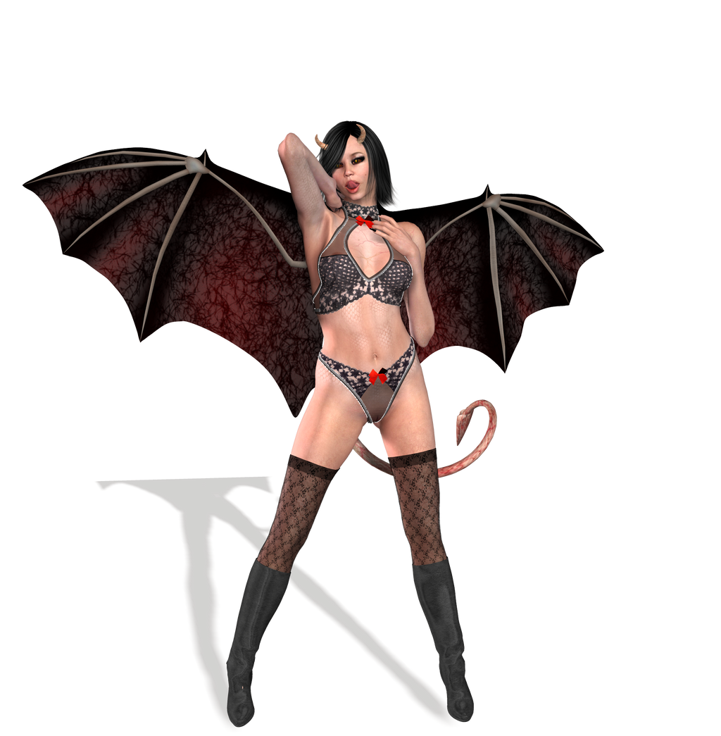 Cute Succubus by Tingsay on DeviantArt