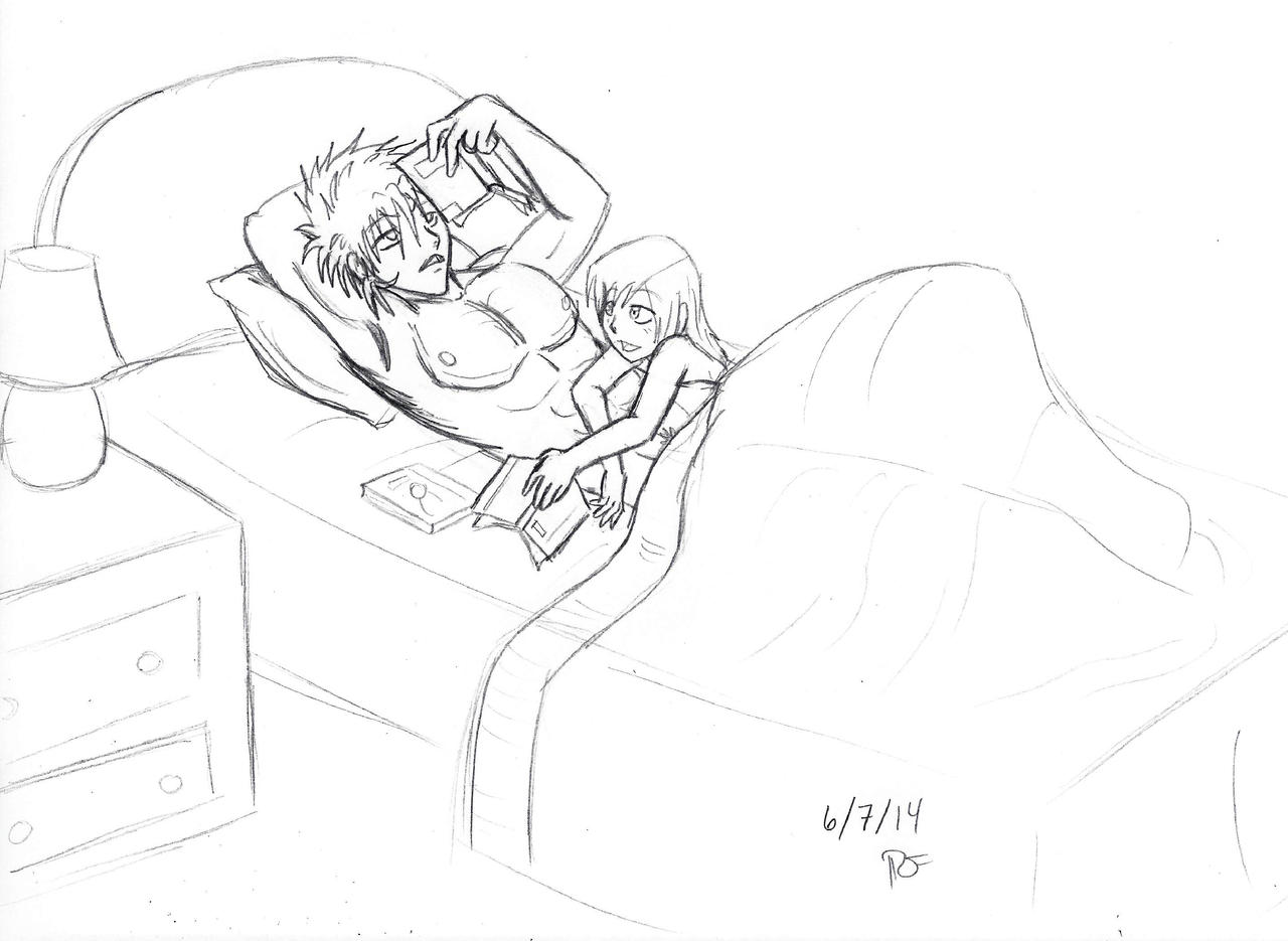 manga in bed by feerl on DeviantArt