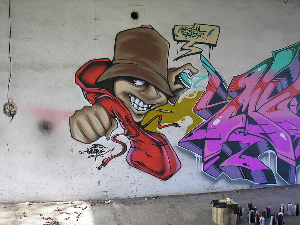 Graffiti character by Mone78 on DeviantArt