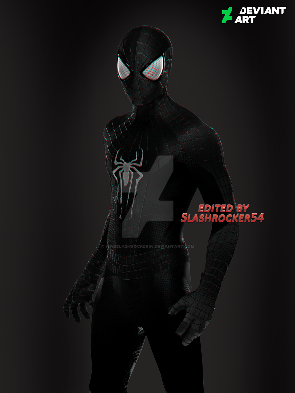 The Amazing Spider-Man Black suit by WWESlashrocker54 on ...