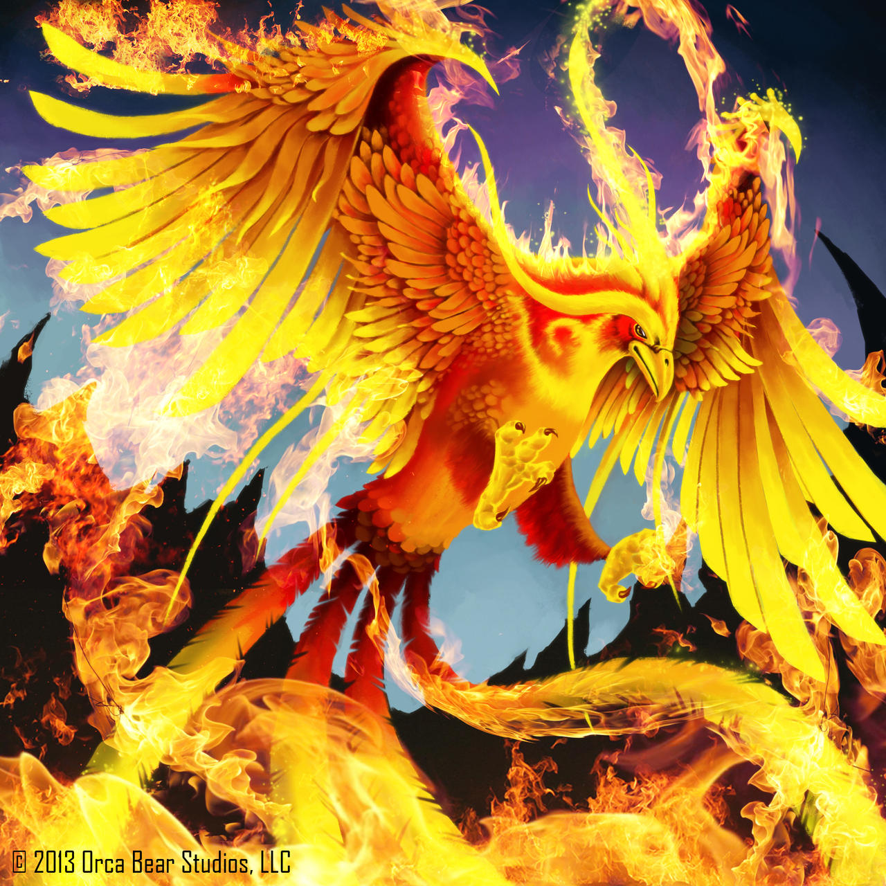 Fiery Phoenix - Keepers of Grimoire by SkavenZverov on DeviantArt