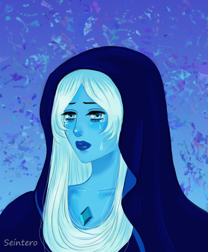 Again      I am attracted to her image of a sad and refined lady.The previous version   More real style Blue Diamond