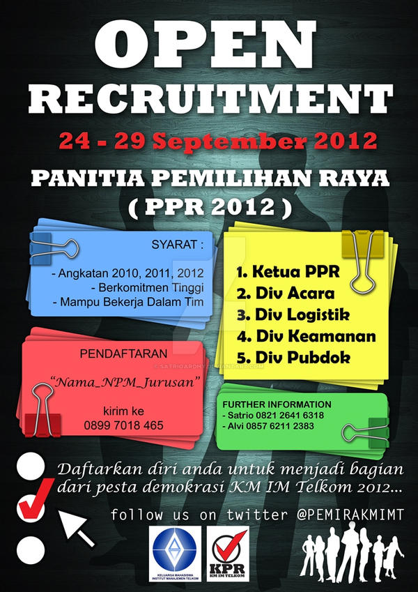 Poster Open Recruitment
