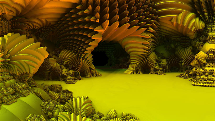 cave on alien planet by vepman on DeviantArt
