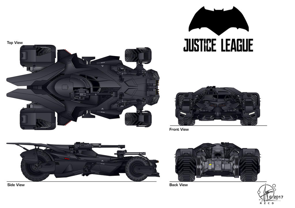 modified Batmobil - Justice League - finished by Paul-Muad-Dib