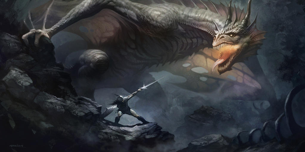 Image result for dragonslayer art