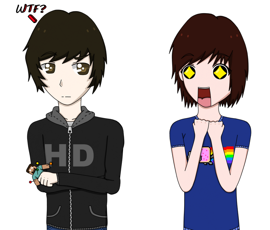 Commishion~Fangirling With ImmortalHD by Zuriii on DeviantArt