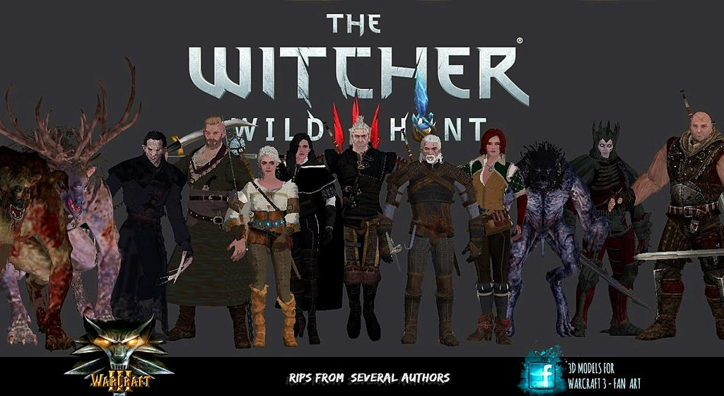 Pack 3D Models The Witcher III Pack_3d_models_the_witcher_iii_by_jhotam-dchjtq2
