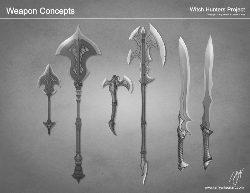 Witch Hunter - Weapon Group by LarryWilson on DeviantArt