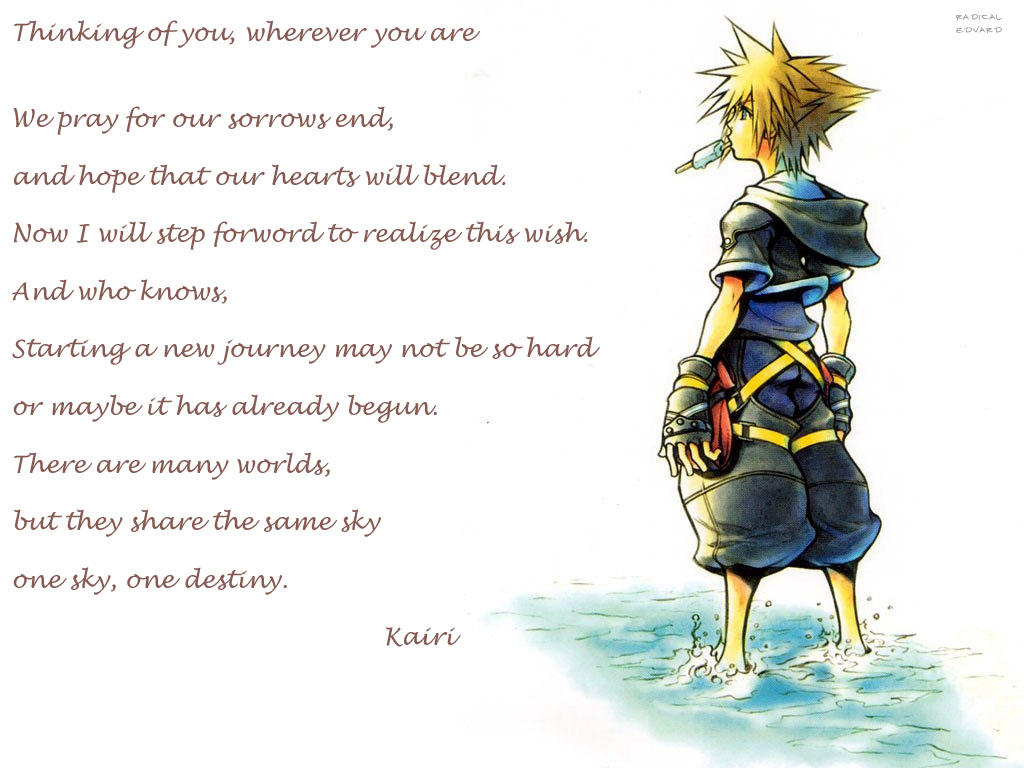Kingdom Hearts Wallpaper by RadicalEdvard