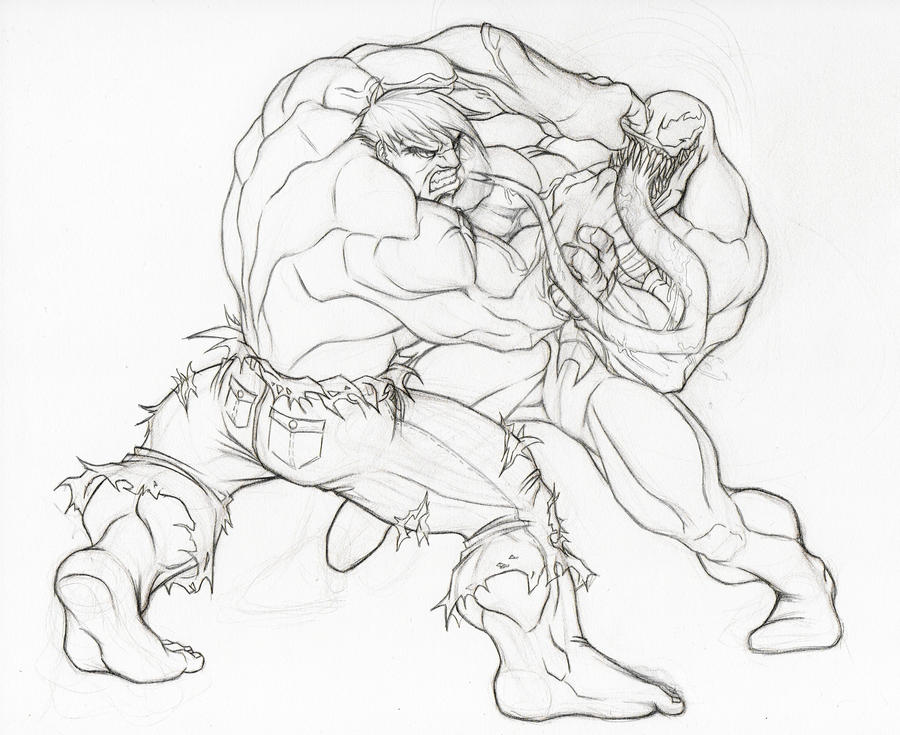 Hulk VS Venom by LuisLarm on DeviantArt