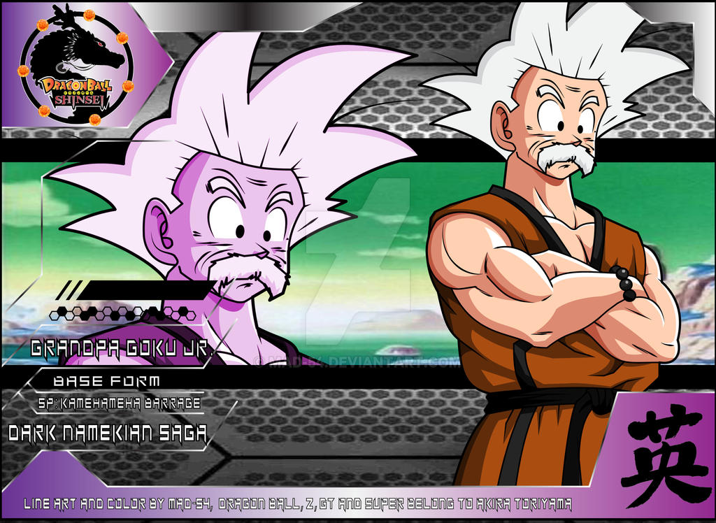 Grandpa Goku Jr. (Dark Namekian Saga) by MAD-54 on DeviantArt