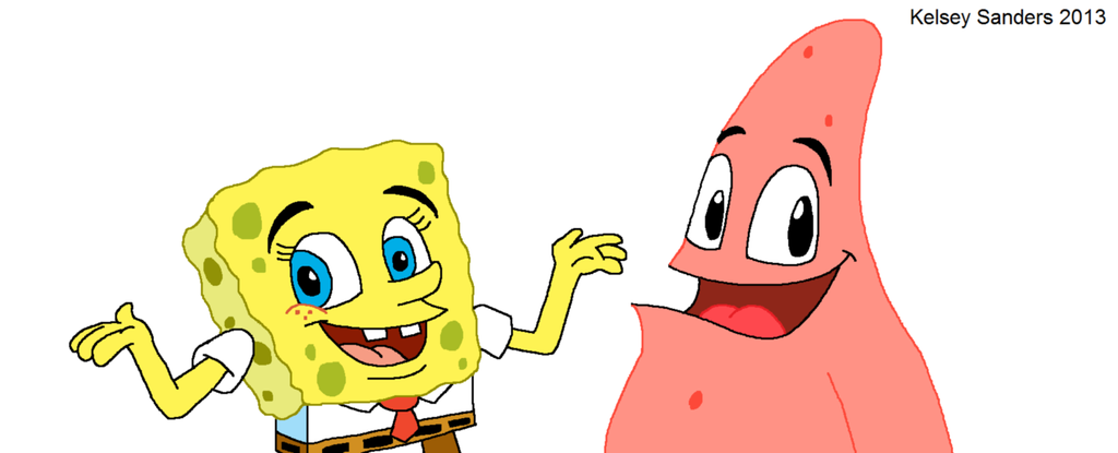 SpongeBob and Patrick in My Style by KelseyEdward on DeviantArt