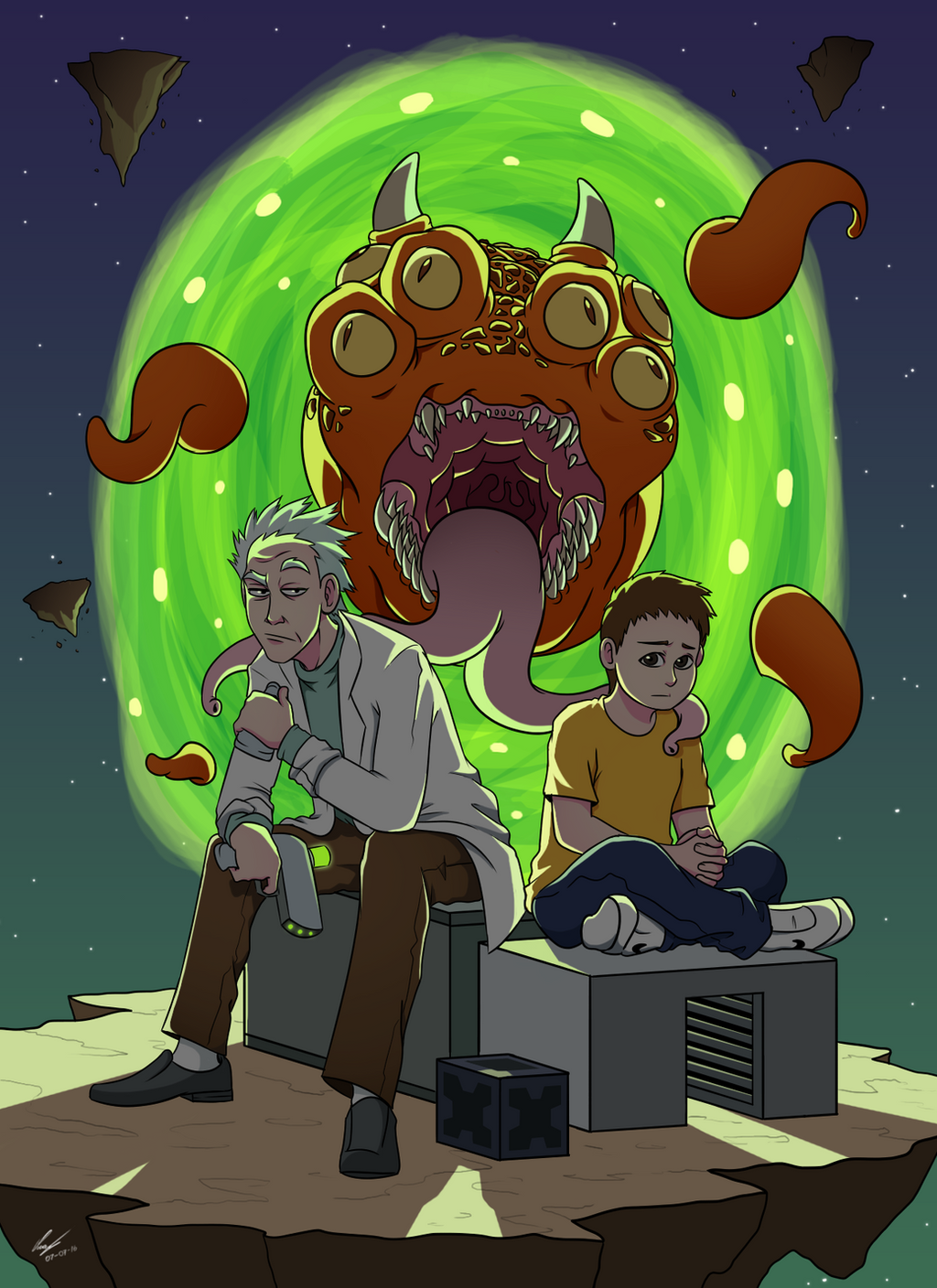 Rick And Morty by Mixglasses on DeviantArt