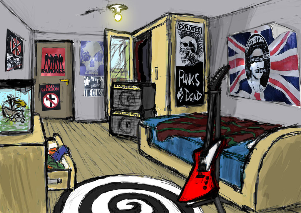 punk bedroom conceptbucketshot on deviantart