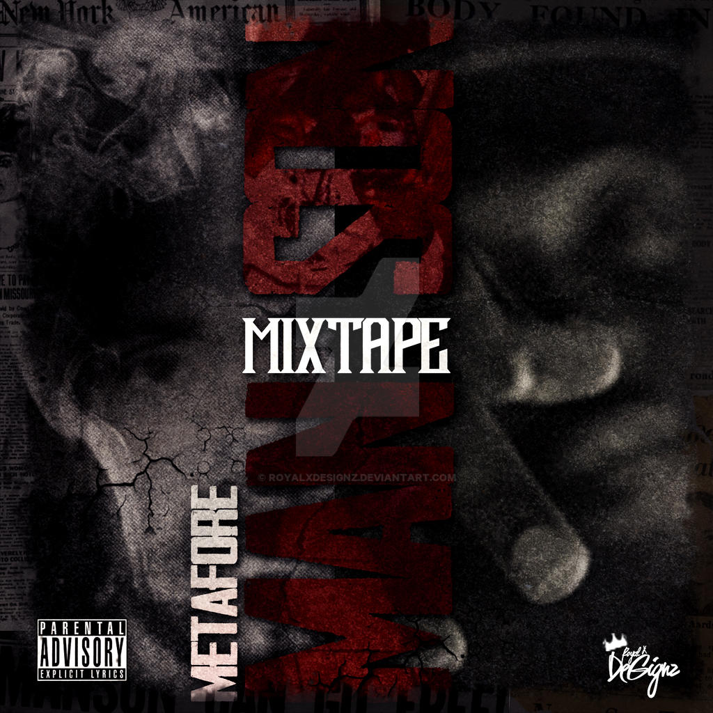 TheRealMetafore Mixtape Cover Template PSD [L by