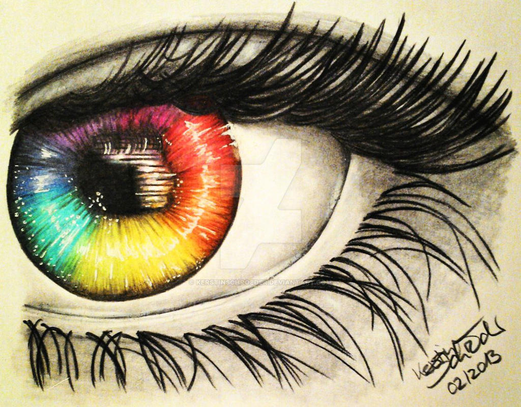 Rainbow In My Eye by KerstinSchroeder on DeviantArt