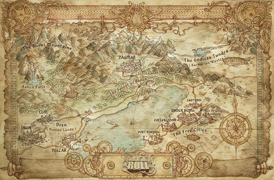 Map - How We Roll by FrancescaBaerald
